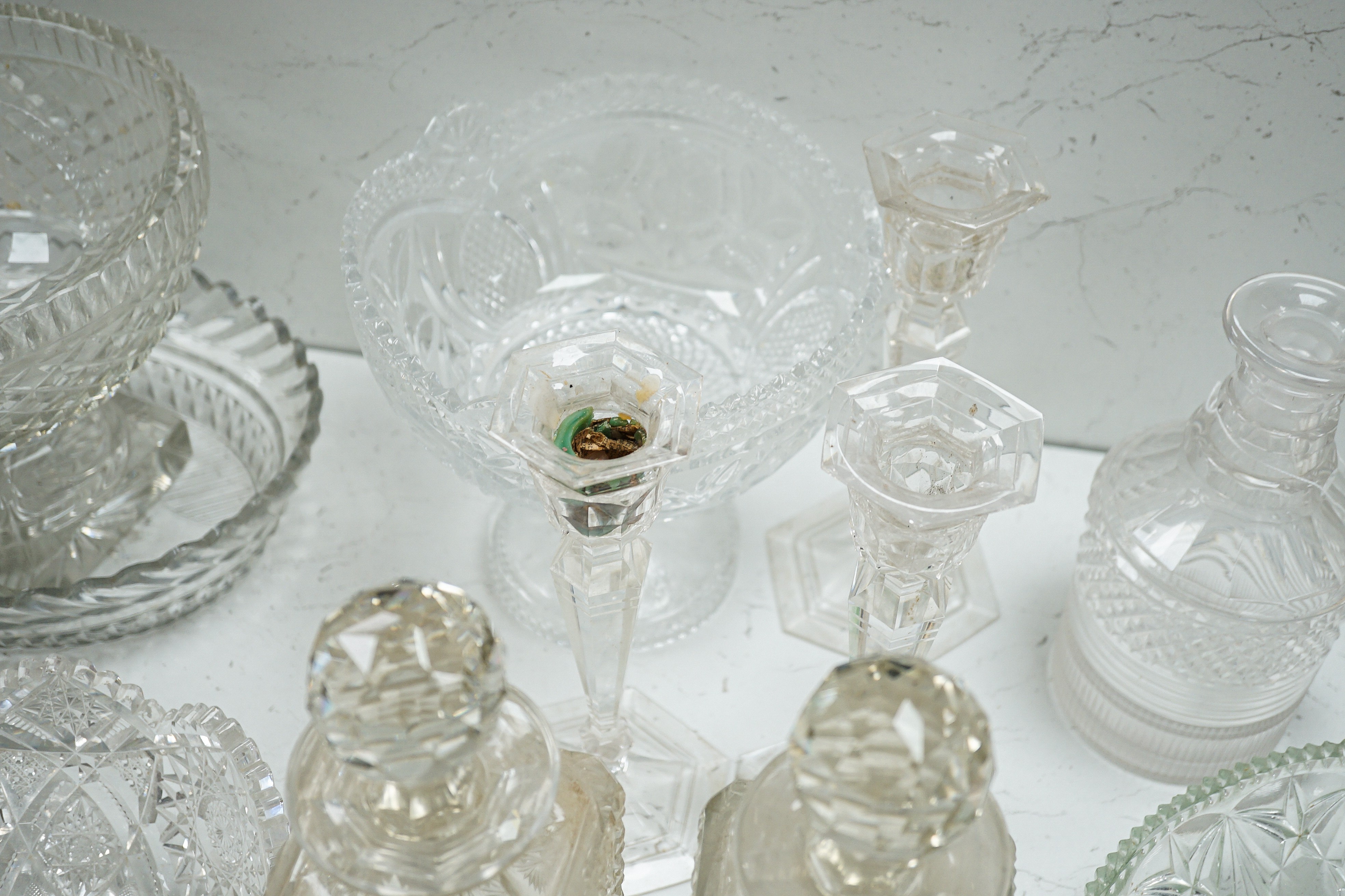A large quantity of mixed glass, 19th/20th century